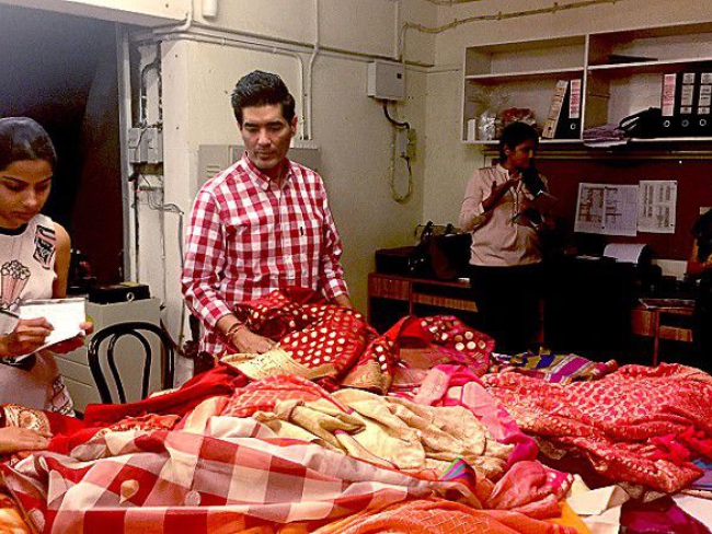 manish malhotra sari india